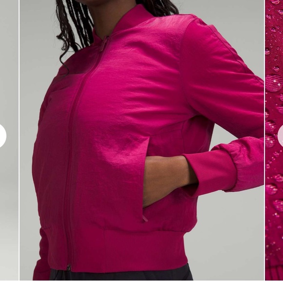 Like New! Lululemon Non-Stop REVERSIBLE Bomber Jacket 6 - Picture 4 of 11